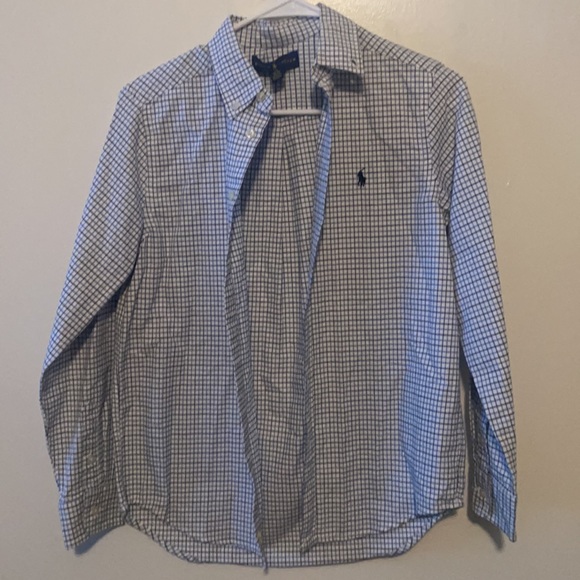 Polo Ralph Lauren Classic Fit Tattersall Performance Shirt Size 14-16 - Picture 4 of 6